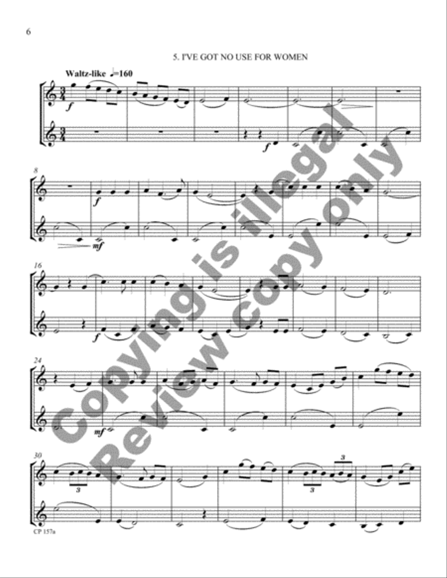 Cowboy Miniatures (Violin Version) Violin scores gallery preview page 7