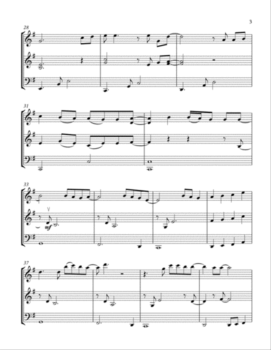 Wonderful Tonight String Trio scores gallery preview page 4
