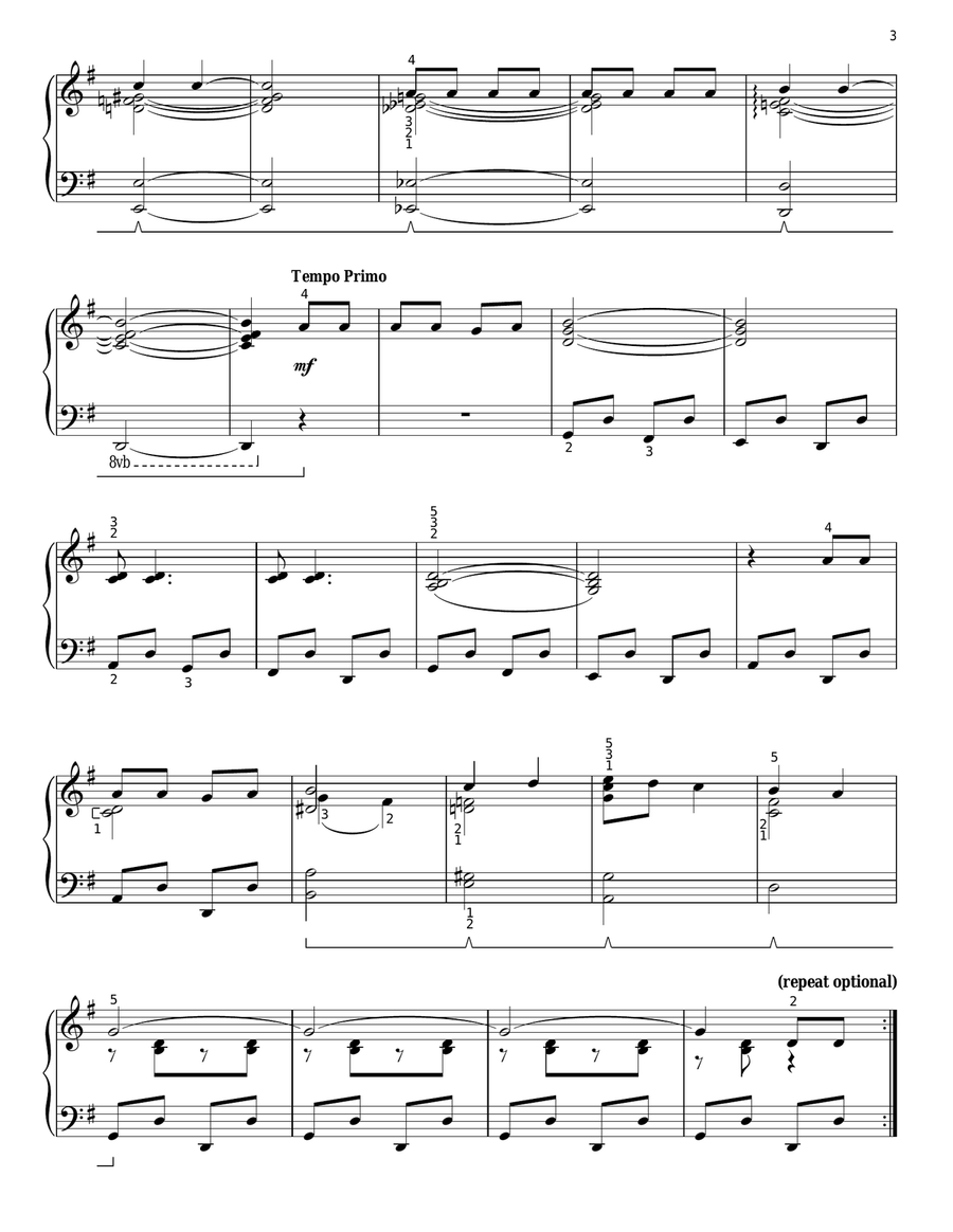 There Is Nothin' Like A Dame Piano Solo scores gallery preview page 3