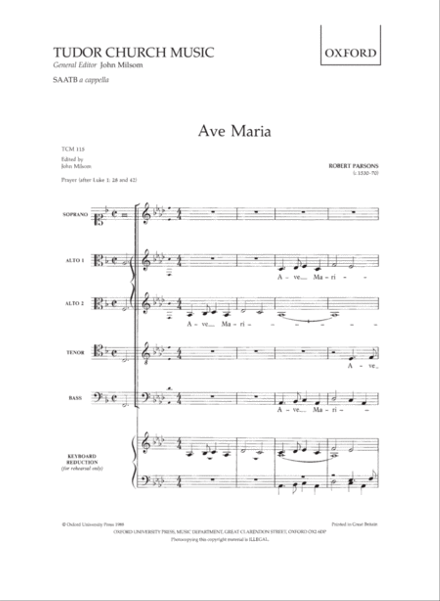 Ave Maria A Cappella scores gallery preview page 1