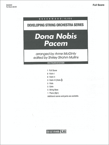 Dona Nobis Pacem - Score image number null