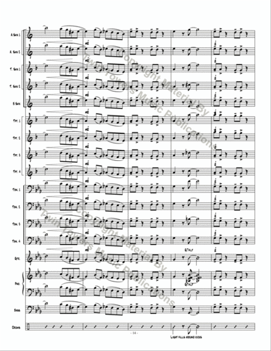Dakashuffle Dakashuffle Jazz Ensemble scores gallery preview page 15