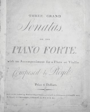 Grand Sonatas Nos. 1, 2, and 3