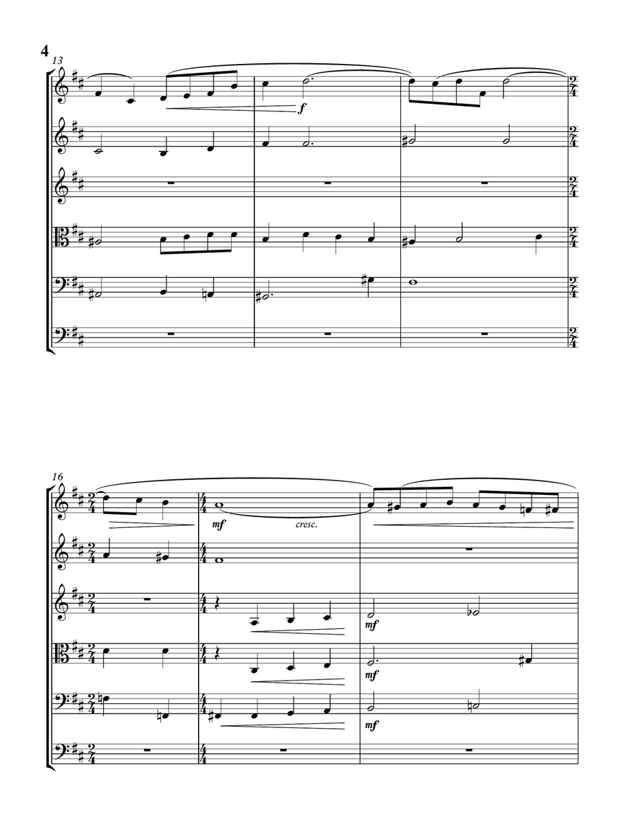 Casualties Of War -end Title String Orchestra scores gallery preview page 5