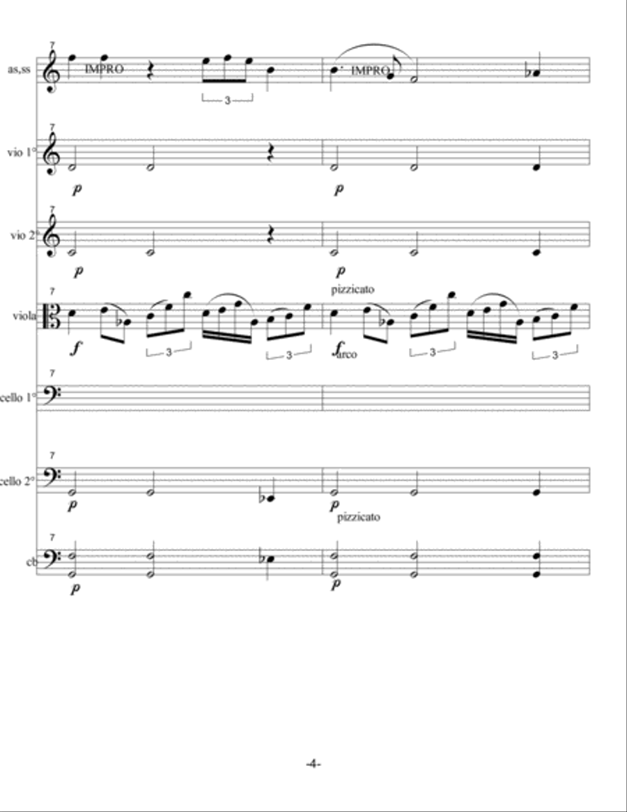 ARCHETIPO DI SOGNO IN UNA NOTTE D'INVERNO Chamber Orchestra scores gallery preview page 4