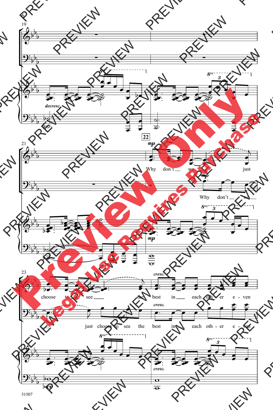 Stronger Together 4-Part scores gallery preview page 6