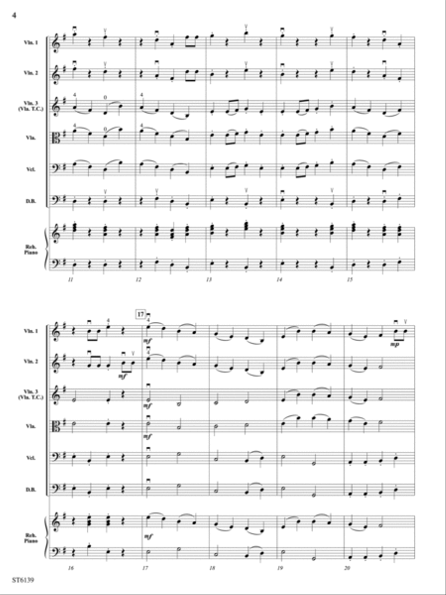 Fiddle O'Finnigan: Score String Orchestra scores gallery preview page 4
