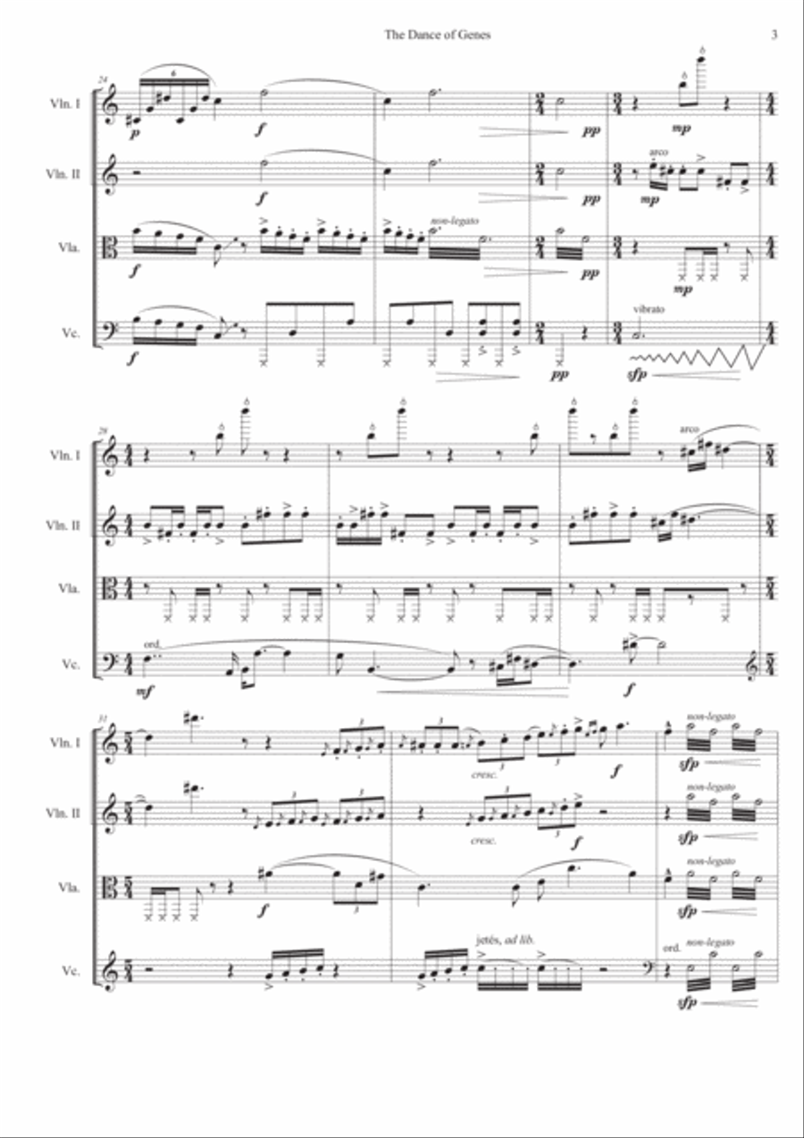 The Dance of Genes Full Score image number null