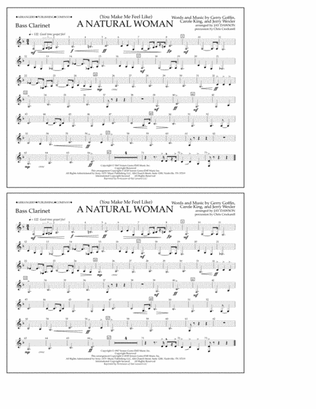 (You Make Me Feel Like) A Natural Woman (arr. Jay Dawson) - Bass Clarinet