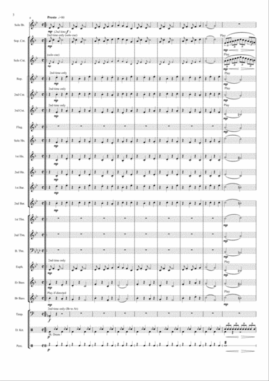Concert Ready (Solo Group Feature for Elementary Brass Players and Brass Band)