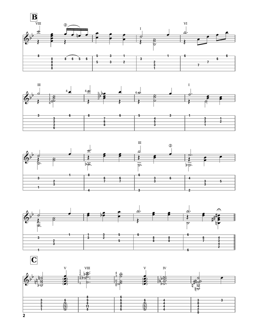 Edelweiss Edelweiss Electric Guitar scores gallery preview page 2