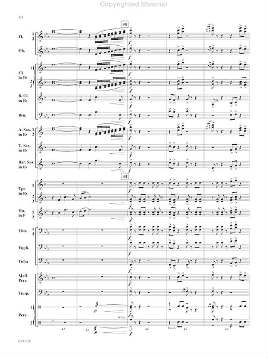 Mystic Portal Concert Band scores gallery preview page 11