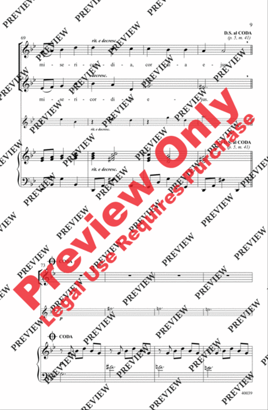Laudate Dominum 2-Part scores gallery preview page 9