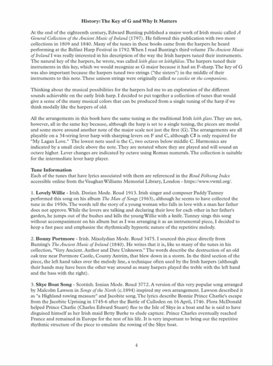 Leith Glass Pedal Harp scores gallery preview page 5