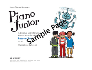 Book cover for Piano Junior: Lesson Book 1