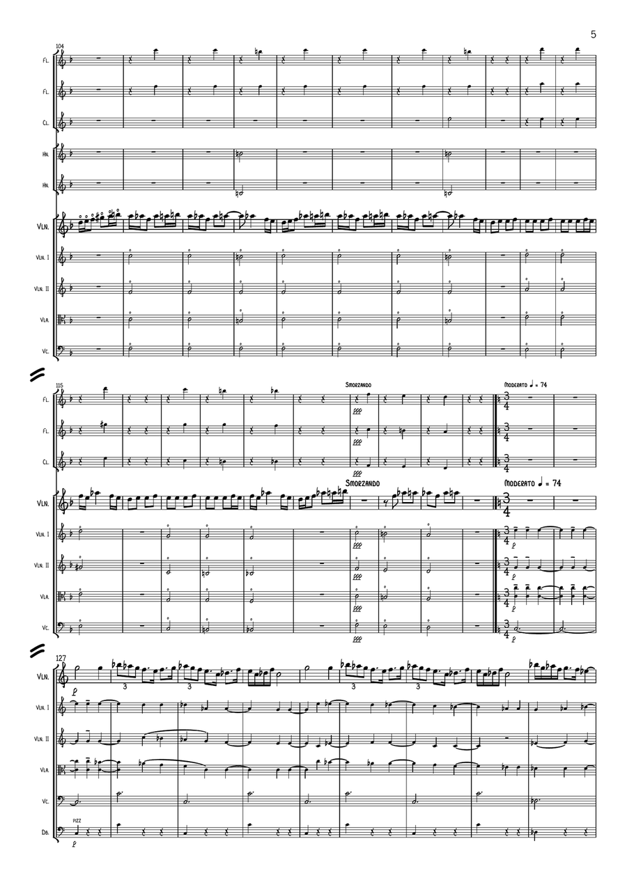 Béla Bartók - Romanian folk dances - arrangement for violin solo and orchestra
