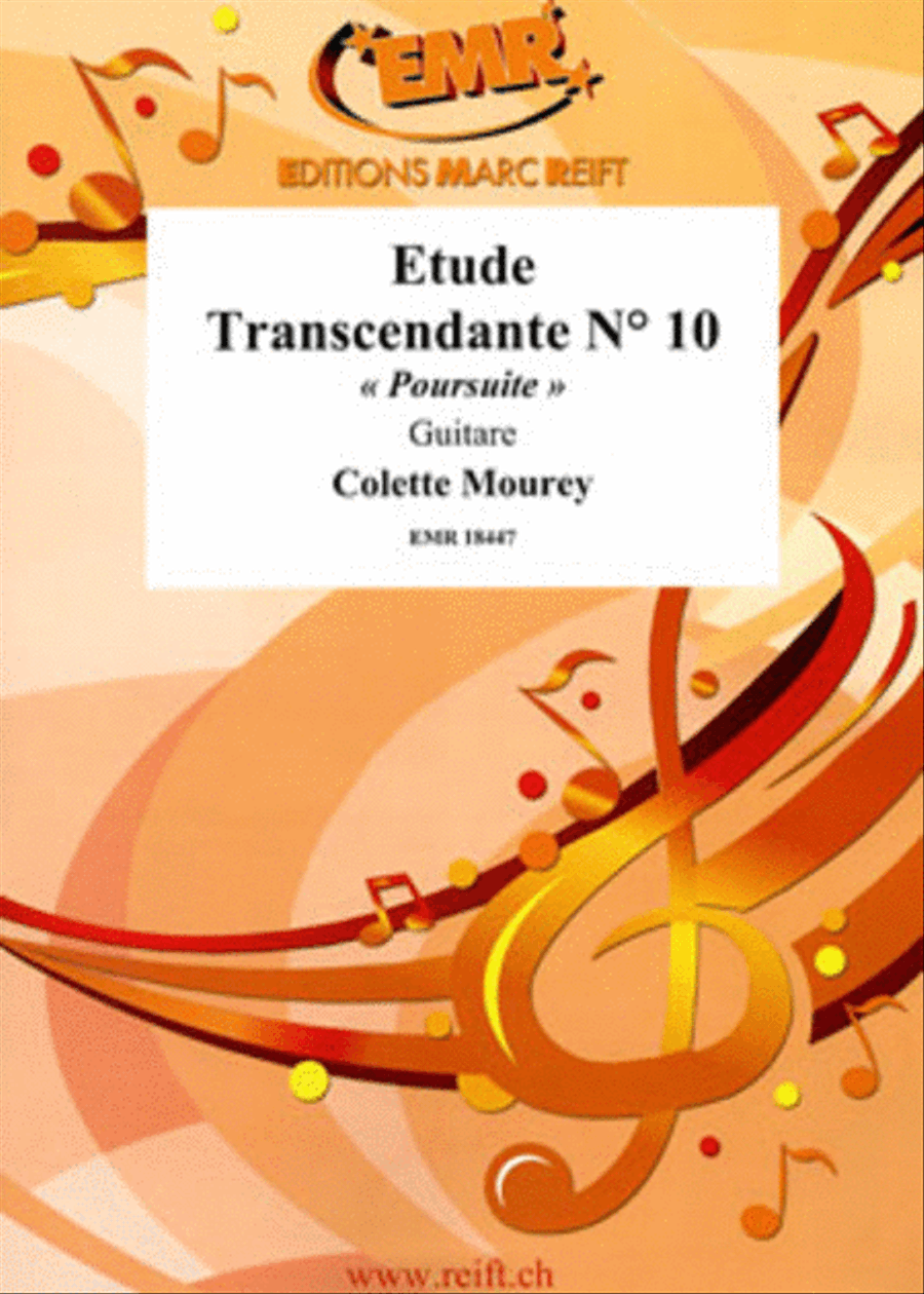 Etude Transcendante No. 10 Classical Guitar scores gallery preview page 1