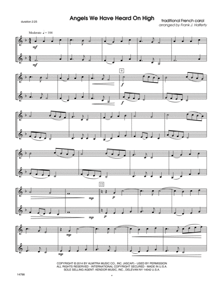 Christmas Anthology (24 Duets For Grade 3-4 Musicians)