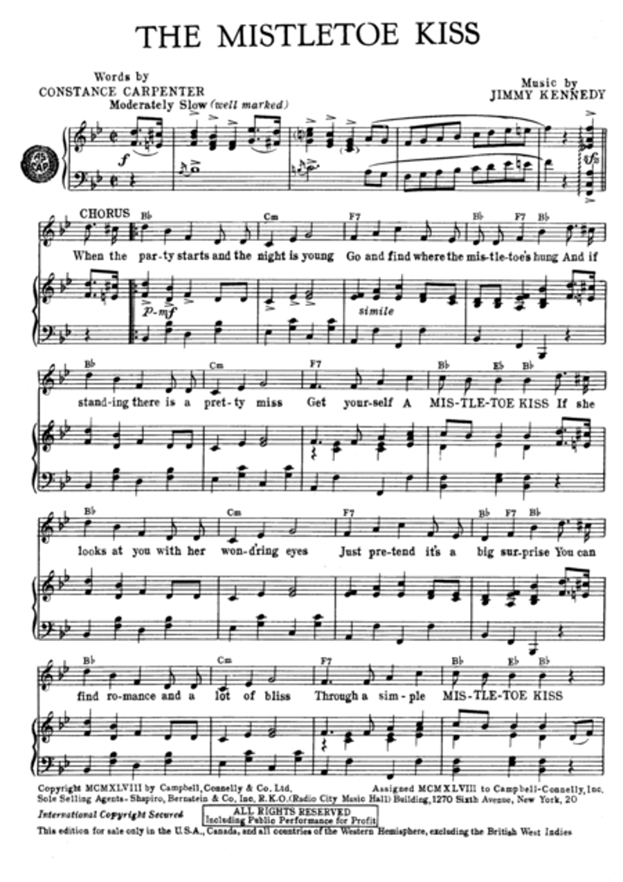 The Mistletoe Kiss The Mistletoe Kiss Voice scores gallery preview page 2