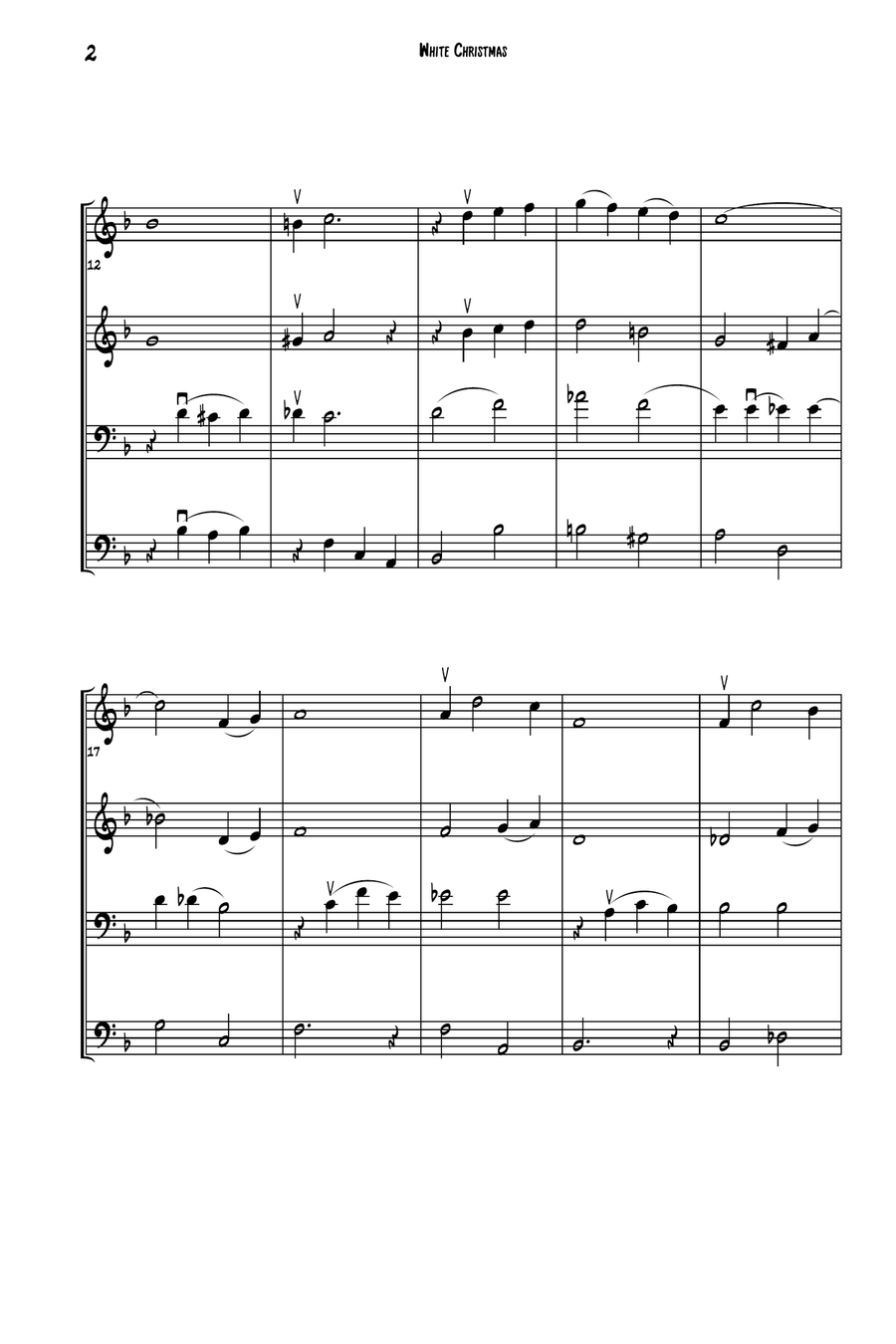 White Christmas Small Ensemble scores gallery preview page 6