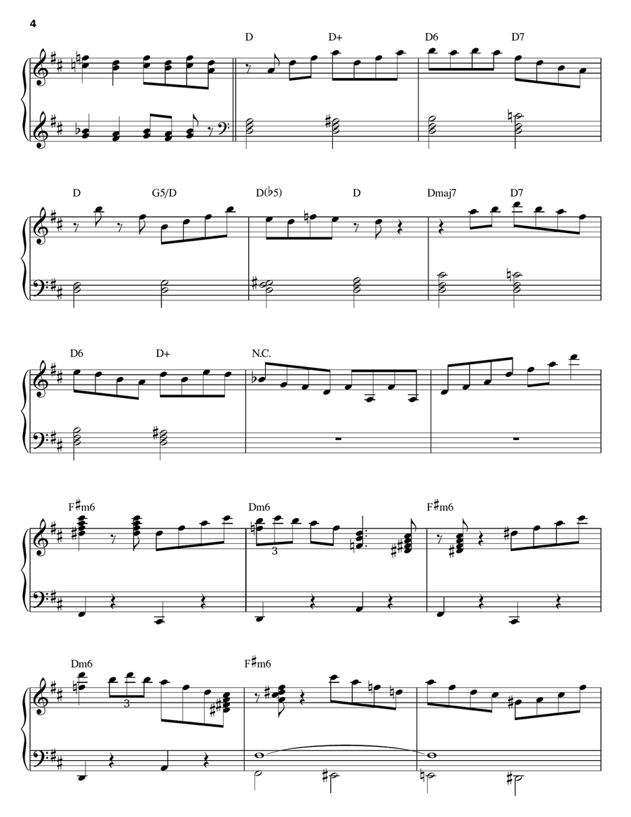 Clarinade Clarinade Piano Solo scores gallery preview page 4