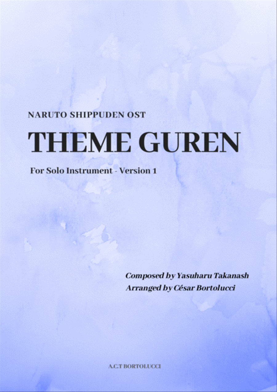 Theme Guren Bassoon scores gallery preview page 1