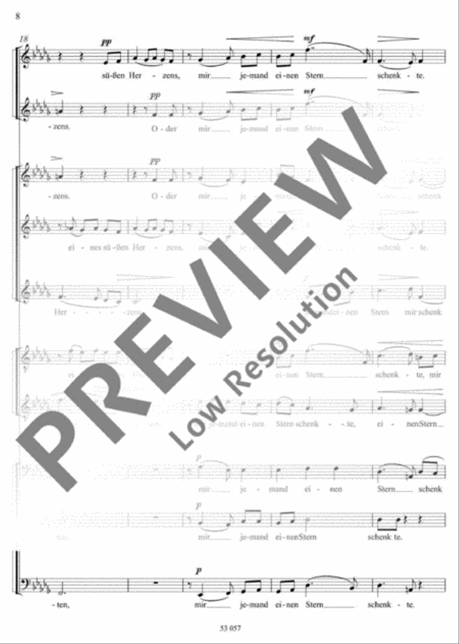 Ich bin so allein A Cappella scores gallery preview page 9