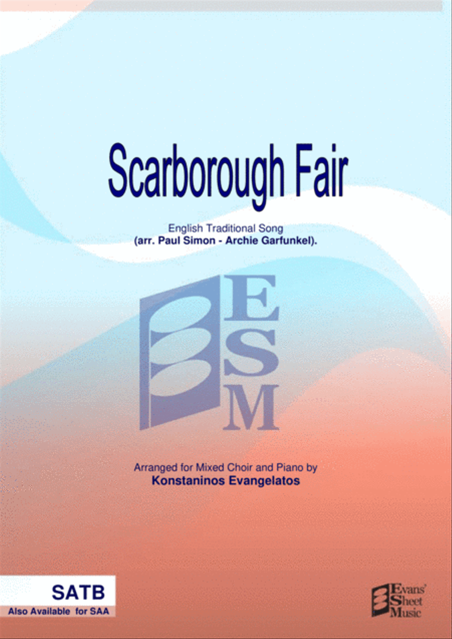 Scarborough Fair/canticle 4-Part scores gallery preview page 1