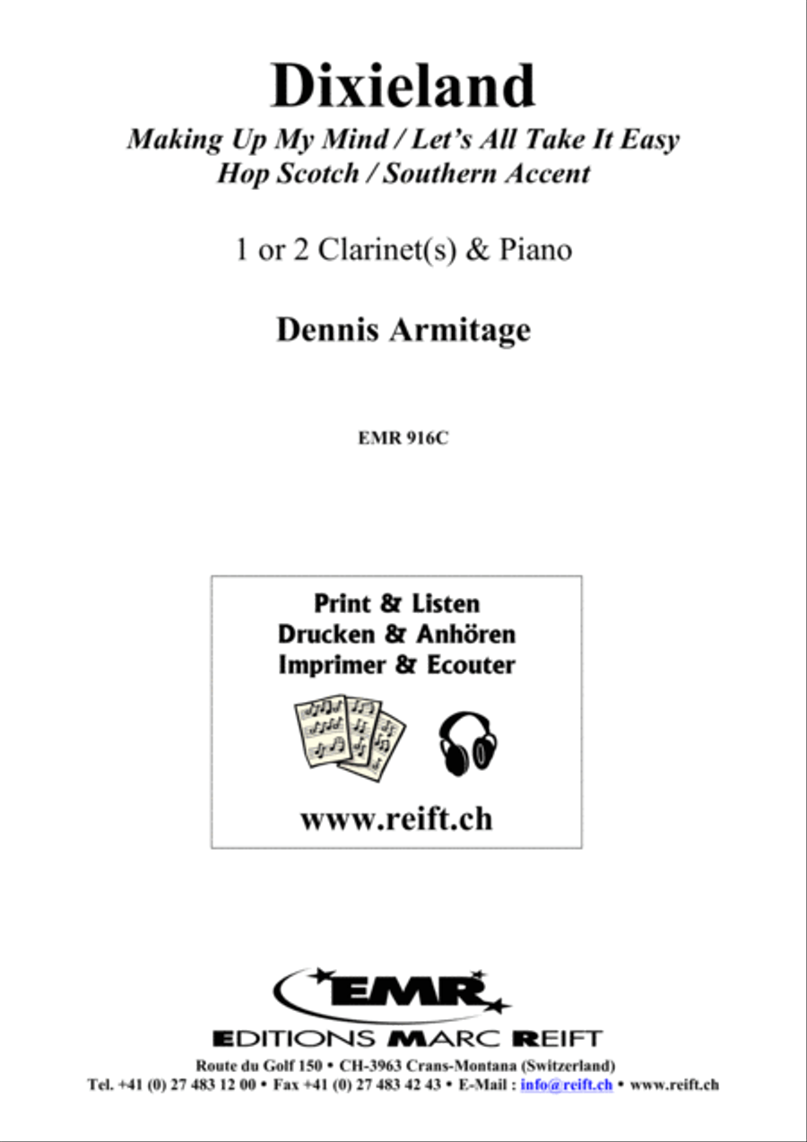Dixieland Clarinet Duet scores gallery preview page 2
