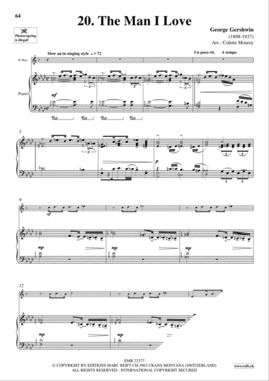 Gershwin 20 Greatest Hits Voice Solo scores gallery preview page 22