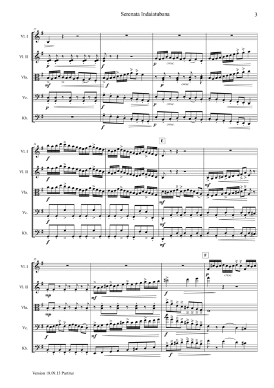Serenata Indaiatubana String Orchestra scores gallery preview page 4