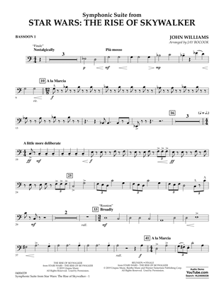 Symphonic Suite from Star Wars: The Rise of Skywalker (arr. Bocook) - Bassoon 1