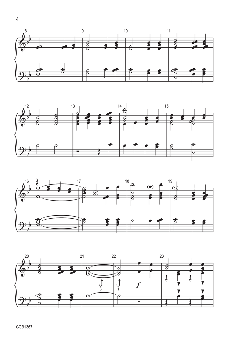 How Firm a Foundation (2-3 octaves) 3-Octaves scores gallery preview page 4