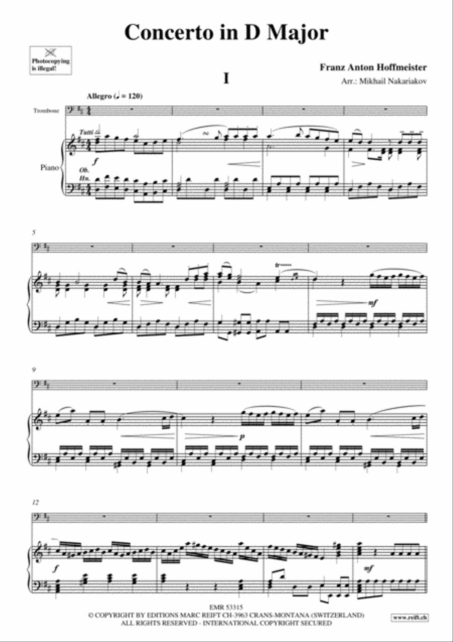 Concerto in D Major Piano Accompaniment scores gallery preview page 2