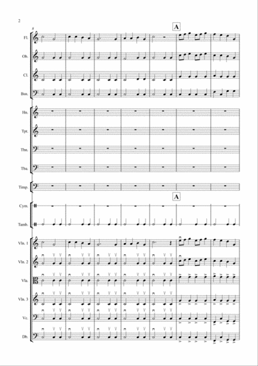 Rigaudon by Purcell for School Orchestra Rigaudon by Purcell for School Orchestra Full Orchestra scores gallery preview page 2