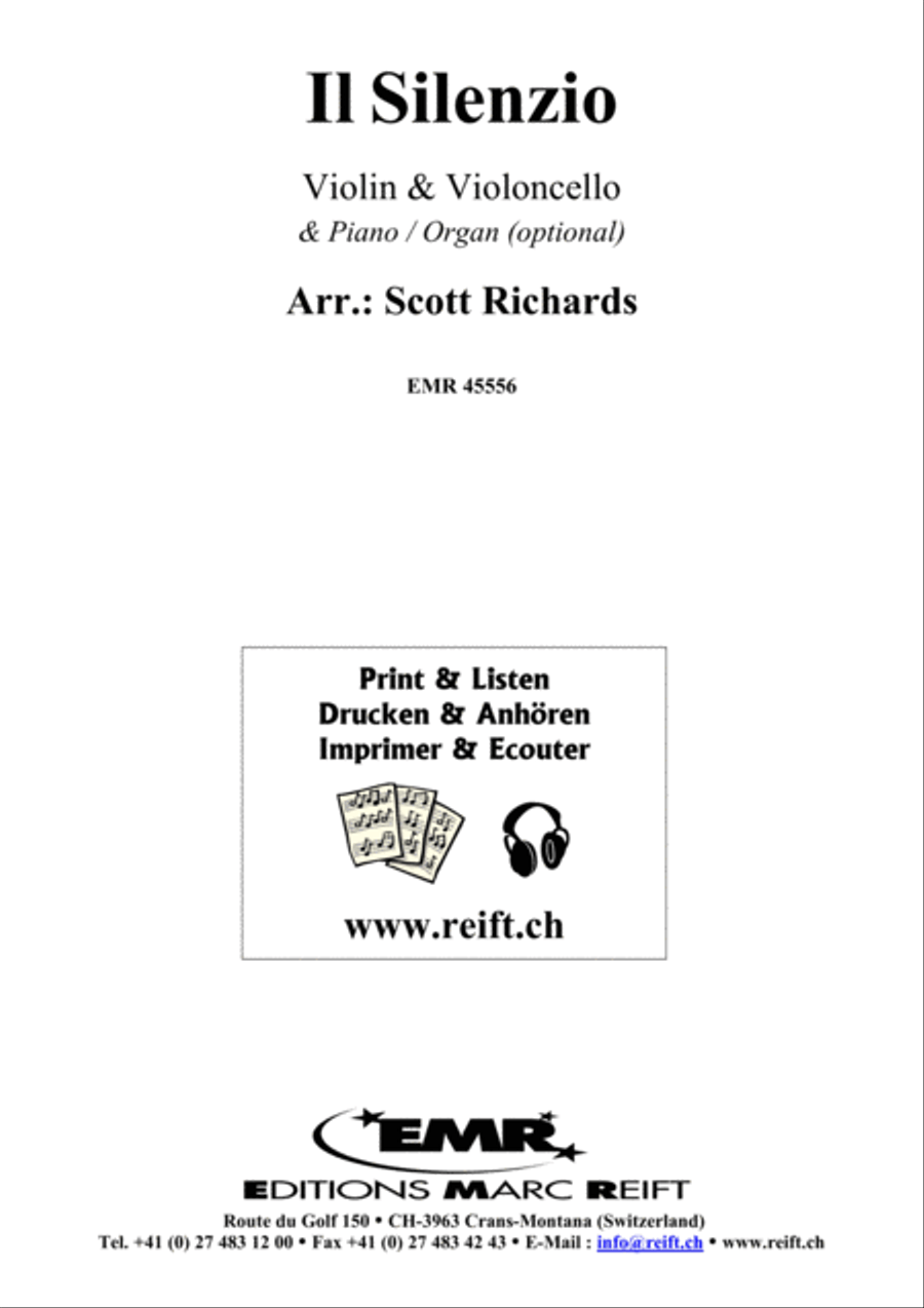 Il Silenzio Cello scores gallery preview page 2