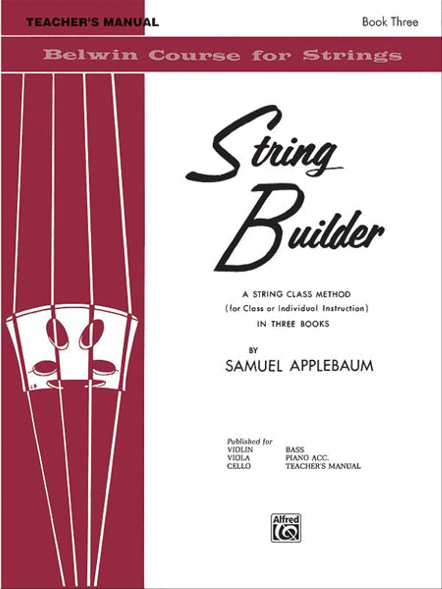 String Builder, Book 3 Chamber Orchestra scores gallery preview page 1