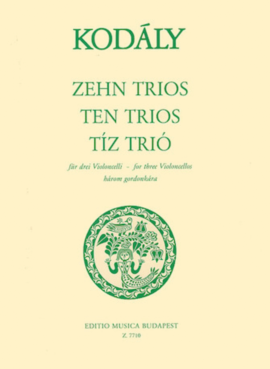 Ten Trios (from 33 Two-Part Exercises)