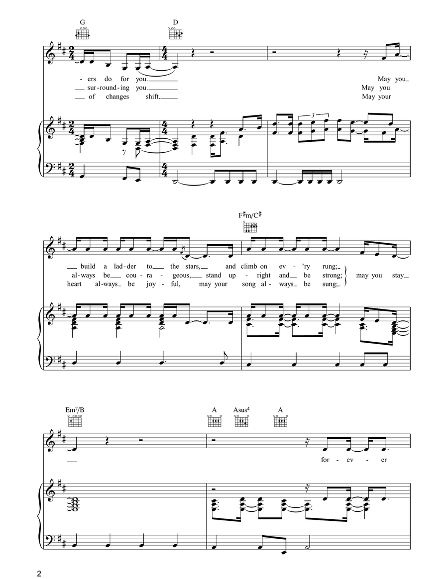 Forever Young Forever Young Piano, Vocal, Guitar scores gallery preview page 2