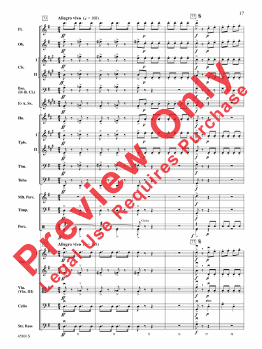 Dance of the Hours Full Orchestra scores gallery preview page 17