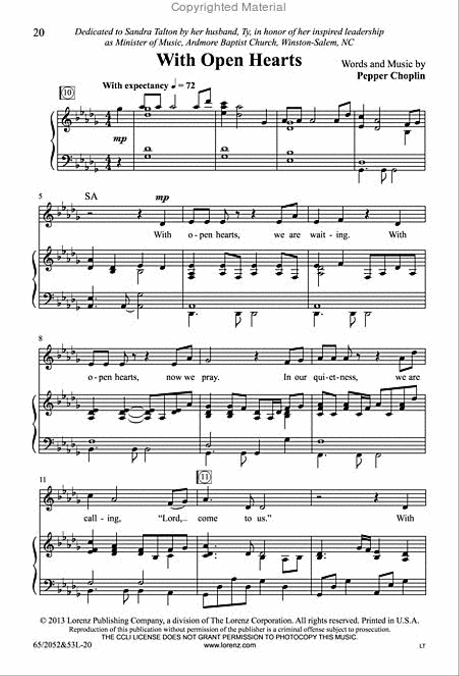 The Heart of Christmas - SATB Score with Performance CD 4-Part scores gallery preview page 4