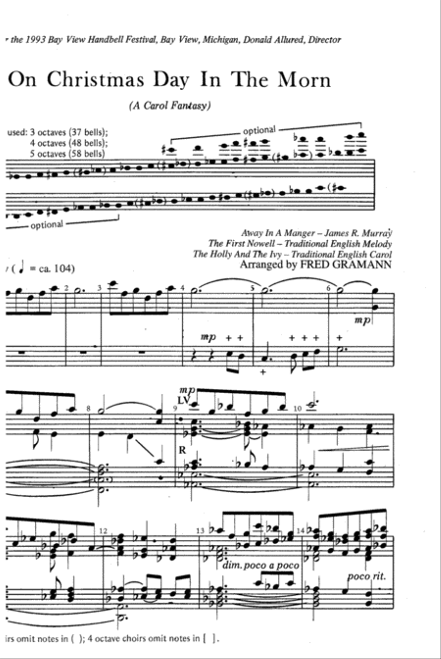 On Christmas Day in the Morn 5-Octaves scores gallery preview page 2