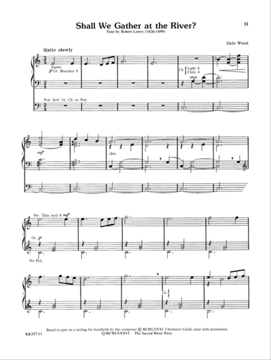 Wood Works for Organ, Book 1 Organ Solo scores gallery preview page 8