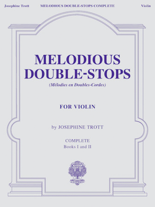 Book cover for Melodious Double-Stops, Complete Books 1 and 2 for the Violin