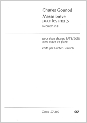 Book cover for Messe breve pour les morts