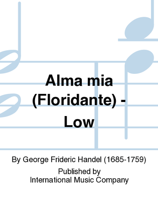 Book cover for Alma Mia (Floridante) - Low