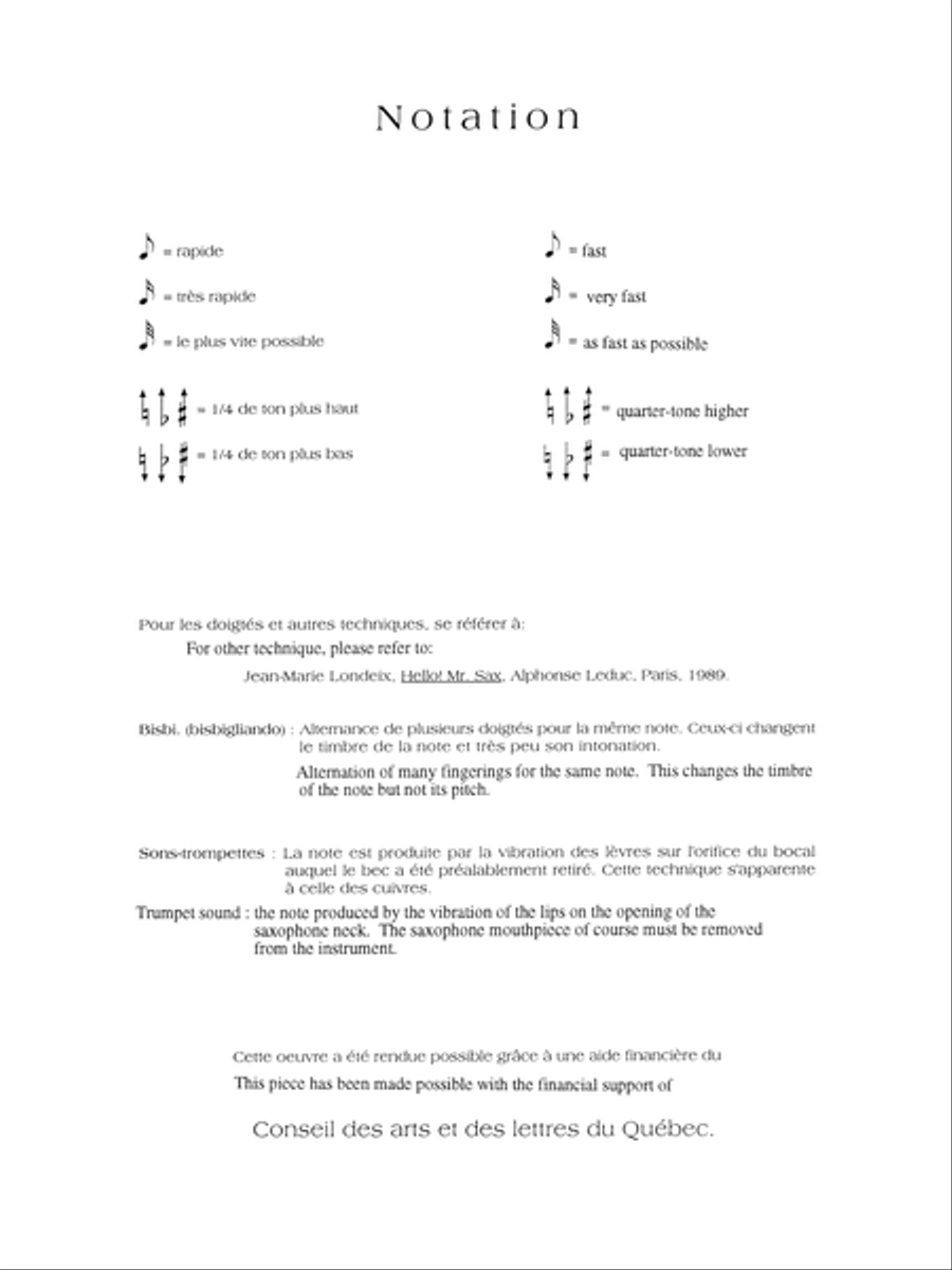 Solitude oubliée Tenor Saxophone scores gallery preview page 4