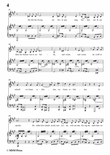Schubert-Der Zwerg,Op.22 No.1,in f sharp mino,for Voice&Piano image number null