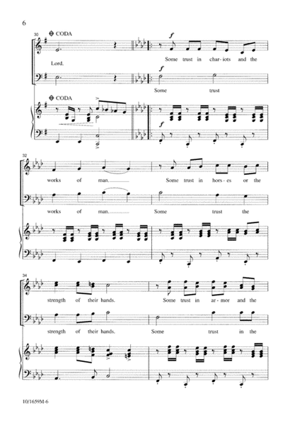 I Trust in the Lord by Joseph M. Martin 3-Part - Digital Sheet Music