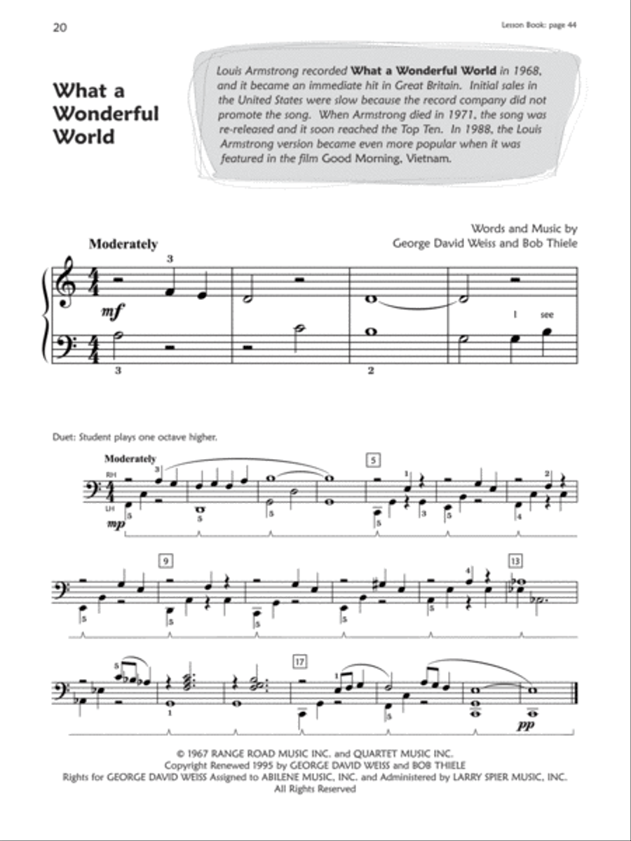 Premier Piano Course Pop and Movie Hits, Book 1B Piano Method scores gallery preview page 4